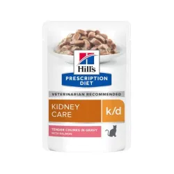 HILLS Diet Feline k/d ALUTASAK Lazac ÚJ 12x85 g