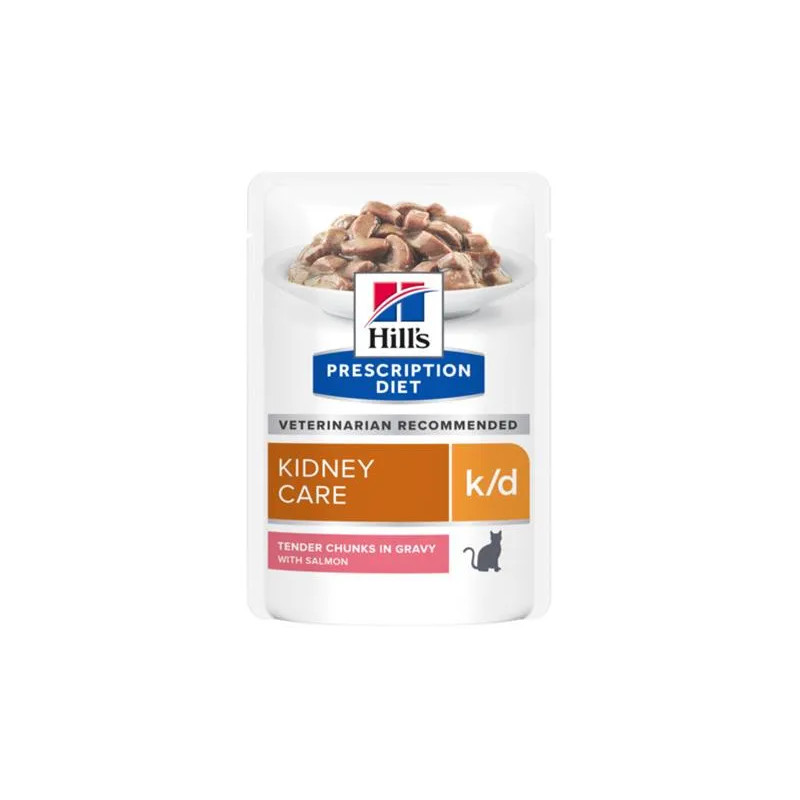 HILLS Diet Feline k/d ALUTASAK Lazac ÚJ 12x85 g