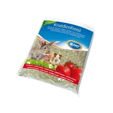 DUVO+ gyógynövényes széna szárított paradicsommal nyulaknak és rágcsálóknak 500 g