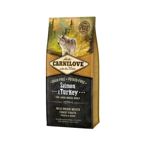 Carnilove dog Large Breed GF Adult Salmon & Turkey 12 kg