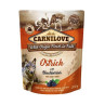 Carnilove kutya Alutasak Paté Strucc fekete szederrel 12 x 300 g