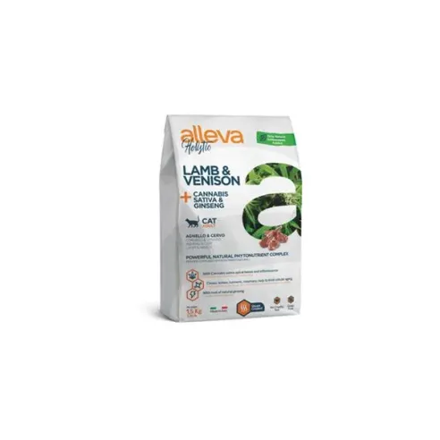 Alleva HOLISTIC macska felnőtt bárány & szarvas & kannabisz sativa & ginzeng 5 kg