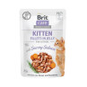 Brit Care macska Alutasak Kölyök Filé Zselében Ízletes Lazaccal 24 x 85 g