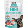 Brit Care dog tasak MINI Sterilized Lazac & Hering filék szószban 24 x 85 g
