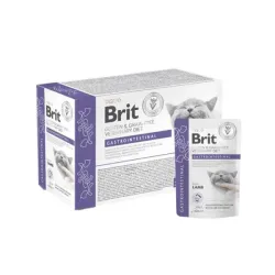 Brit VD Glutén- és gabonamentes macska tasak filék szószban Gastrointestinal 12 x 85 g