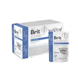 Brit VD Gluten & Grain-Free Macska Alutasak Filék Szószban Recovery 12 x 85 g