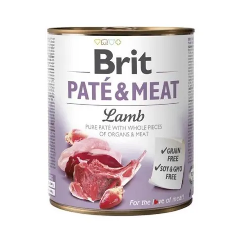 Brit Paté & Meat Lamb 6 x 800 g konzerv