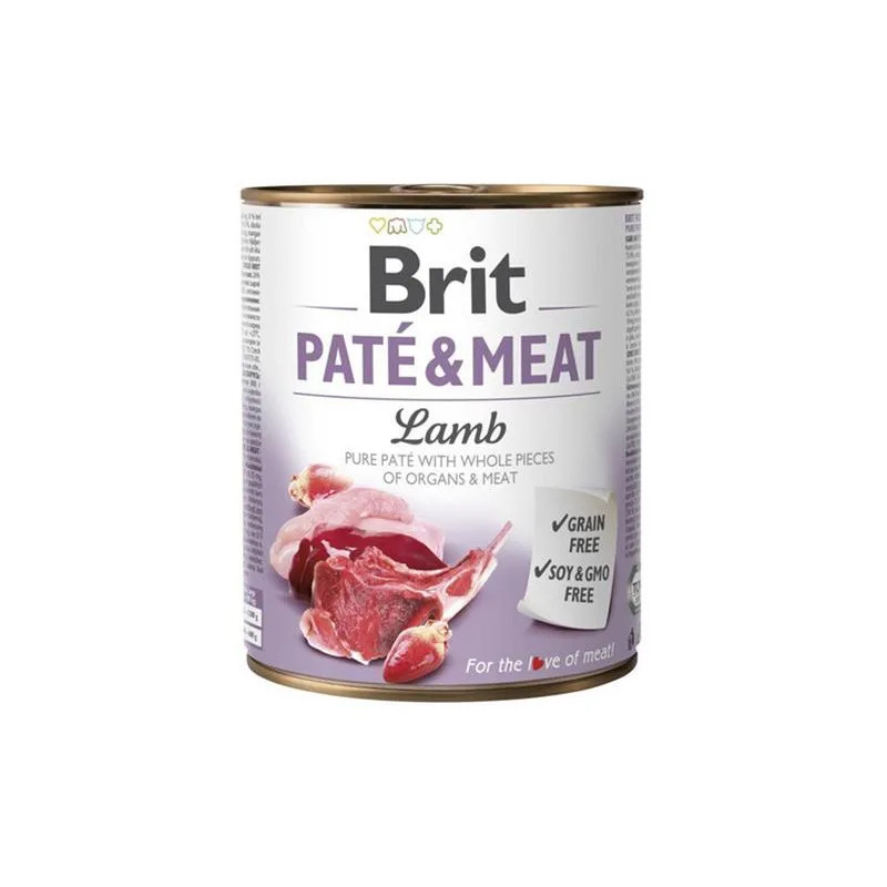 Brit Paté & Meat Lamb 6 x 800 g konzerv