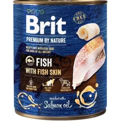 Brit Premium by Nature kutya Fish with Fish shin 6 x 800 g konzerv