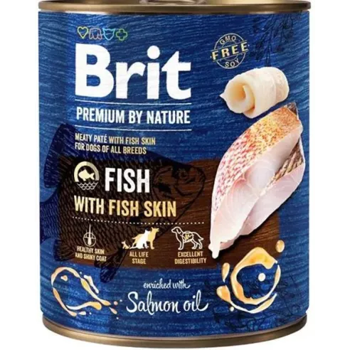 Brit Premium by Nature dog Fish with Fish shin 6 x 800 g konzerva