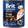 Brit Premium by Nature kutya Fish with Fish shin 6 x 800 g konzerv