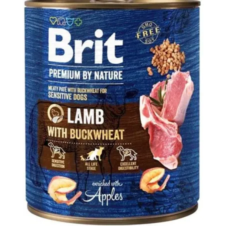 Brit Premium by Nature dog Lamb with Buckwheat 6 x 800 g konzerva