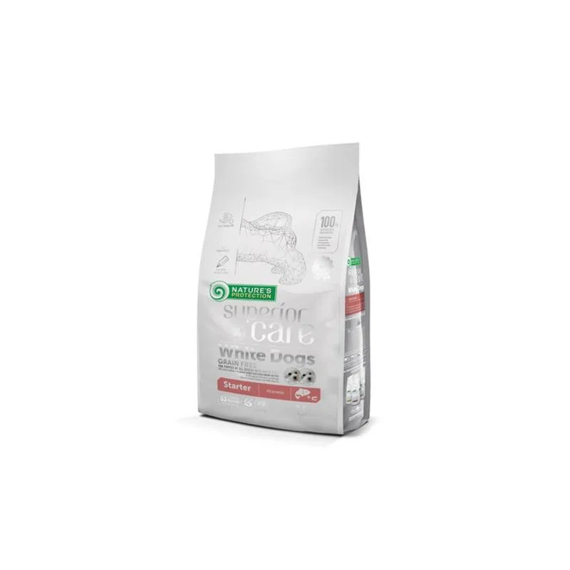 Natures P Superior care fehér kölyökkutyáknak minden fajtára lazacos 1,5 kg