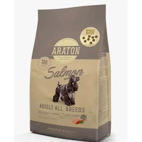 ARATON dog adult all breed salmon small 3 kg