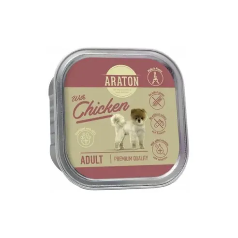 ARATON kutya felnőtt csirke tálka 150 g