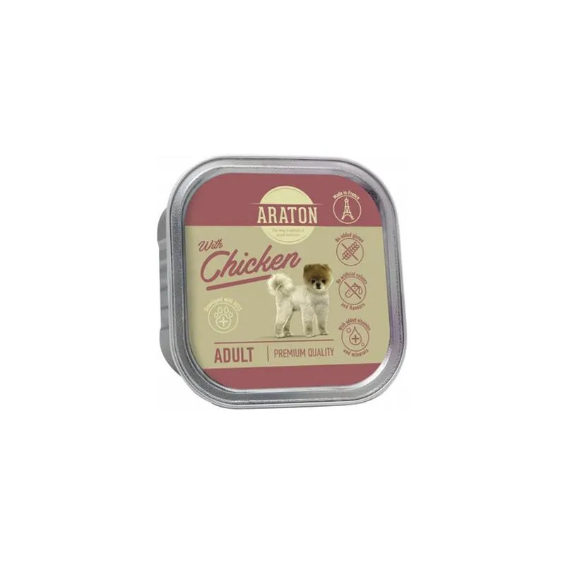 ARATON kutya felnőtt csirke tálka 150 g