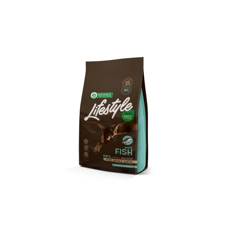 Natures P Lifestyle care macska felnőtt fehér hal 1,5 kg
