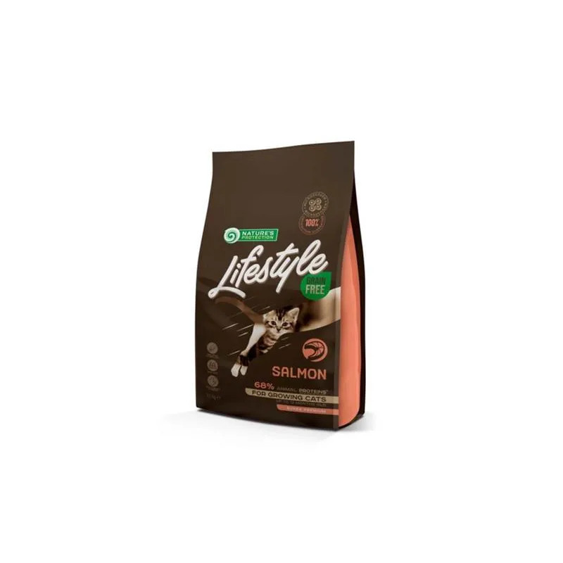 Natures P Lifestyle macska kölyök lazac 1,5 kg