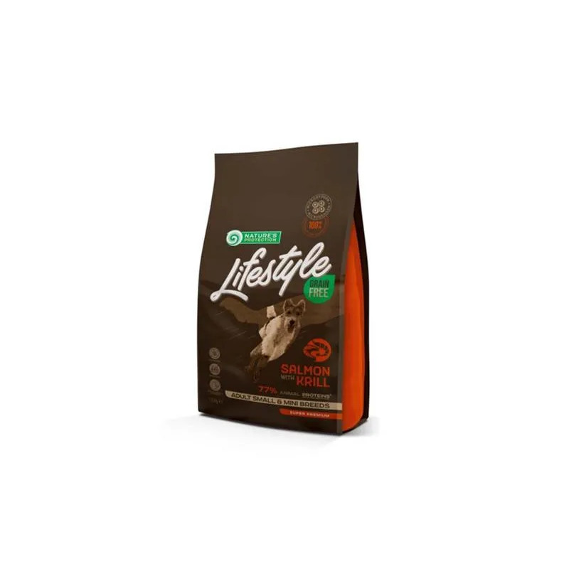 Natures P Lifestyle kutya felnőtt kis- és mini fajták lazac & krill 1,5 kg