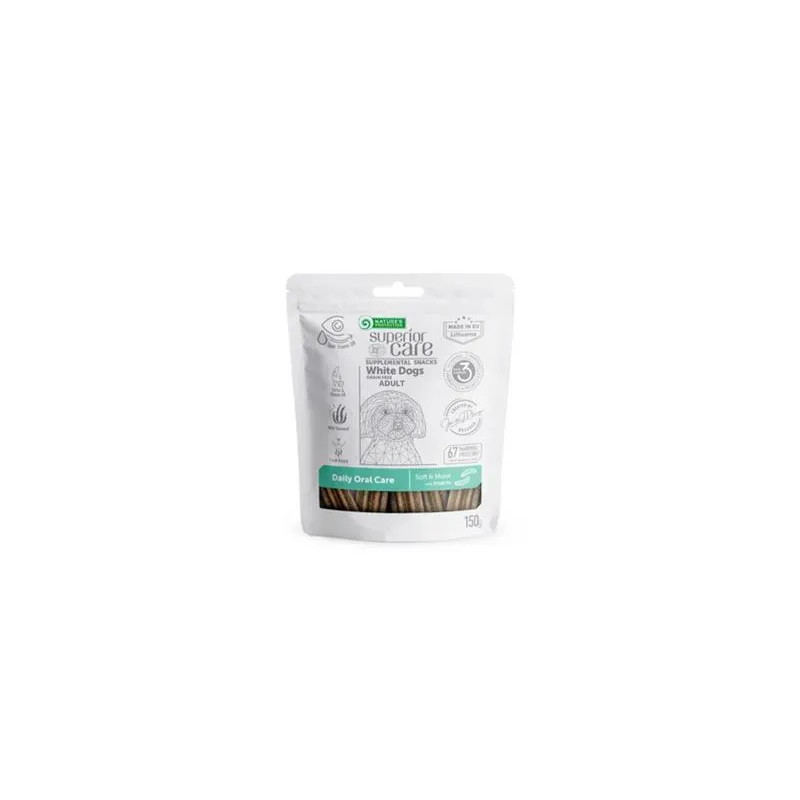 Jutalomfalat Natures P Superior care fehér kutya felnőtt szájápolás minden fajta 150 g