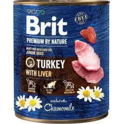 Brit Premium by Nature kutya Pulyka májjal 6 x 800 g konzerv