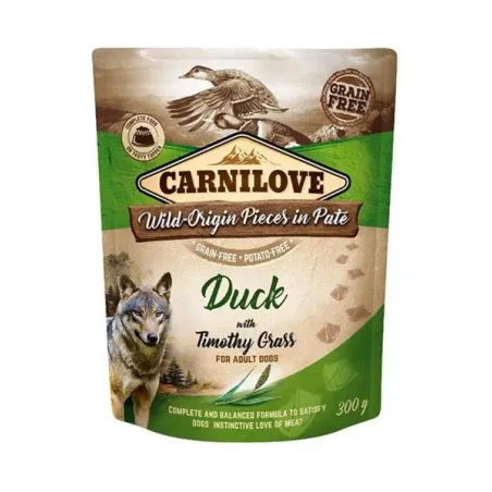 Carnilove kutya Tasakos Pástétom Kacsa és Réti Komócsin 12 x 300 g