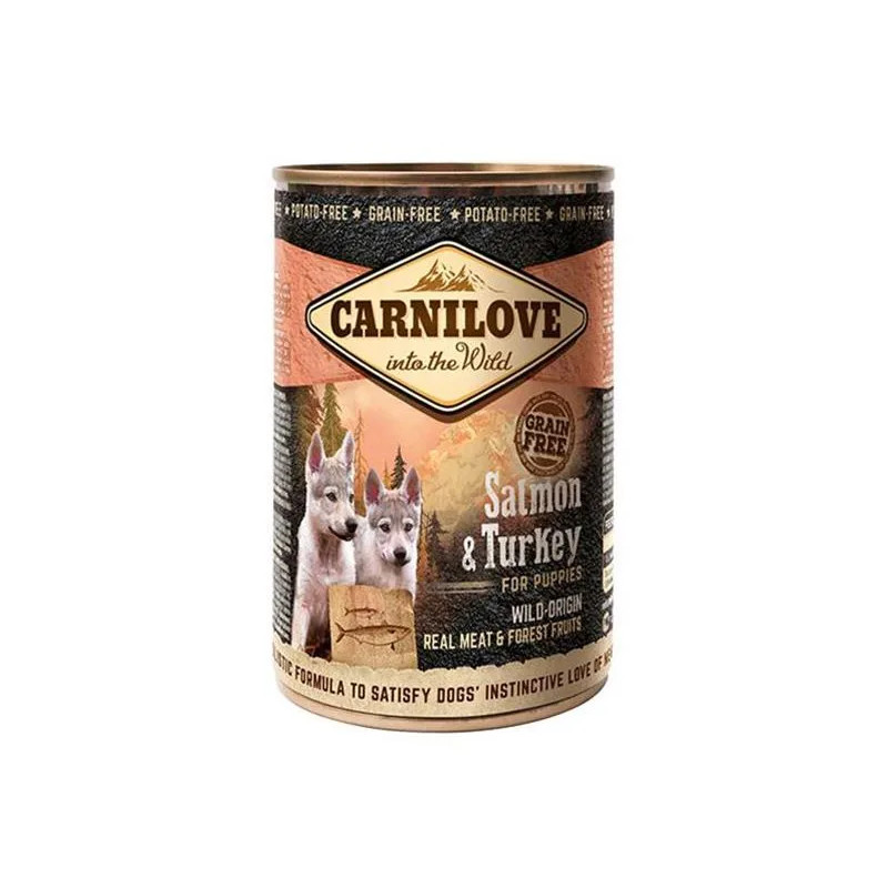 Carnilove kutya WM Kölykök Lazac & Pulyka 6 x 400 g konzerv
