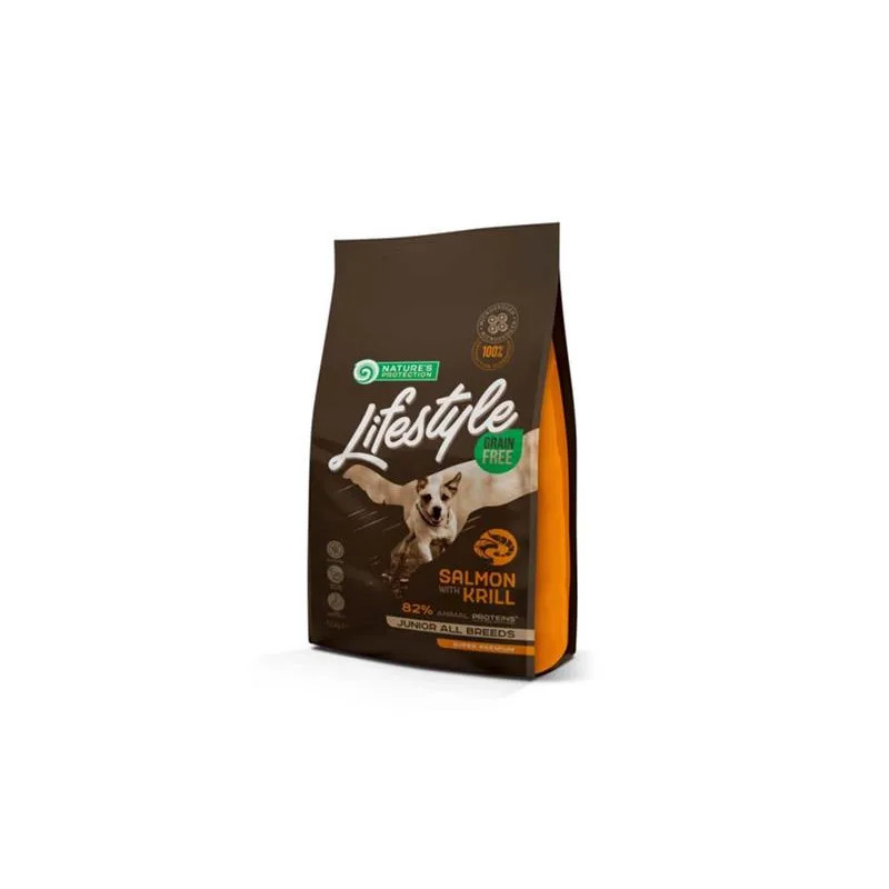 Natures P Lifestyle kutya junior minden fajta lazac & krill 1,5 kg