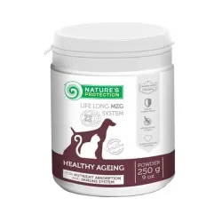 Natures P MicroZeoGen egészséges öregedés kutyáknak és macskáknak, idősebb fogak, ízületek és csontok 250 g