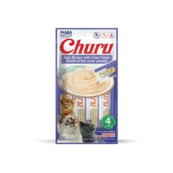 Inaba Churu Pyré macska finomság tonhallal és kagylóval 4 tubus 56 g