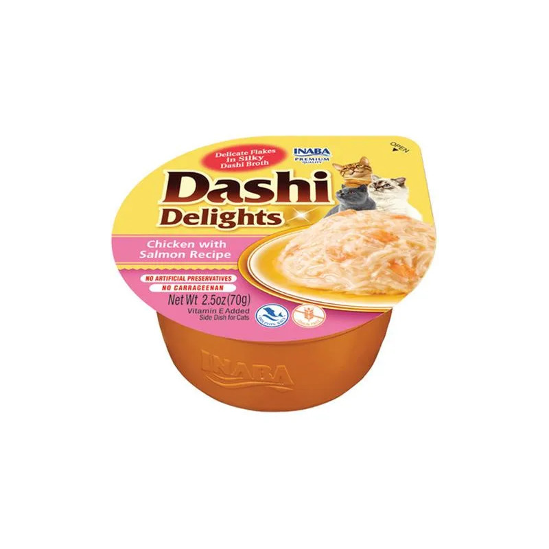 Inaba Dashi Delights macska Kura lazaccal 6 x 70 g tálka