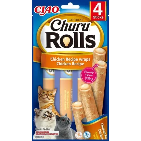 Inaba Churu Rolls macskáknak Kura 4 tubus 40 g