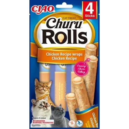 Inaba Churu Rolls macskáknak Kura 4 tubus 40 g