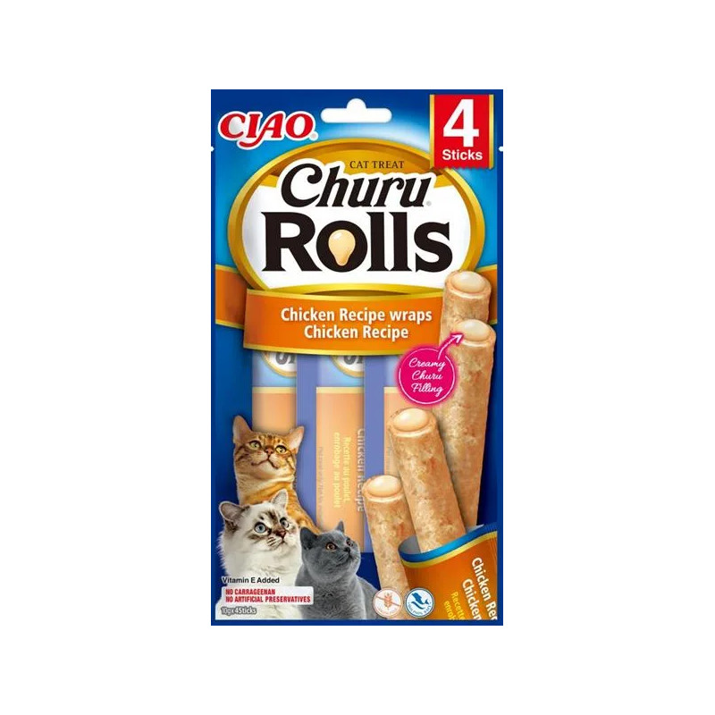 Inaba Churu Rolls macskáknak Kura 4 tubus 40 g