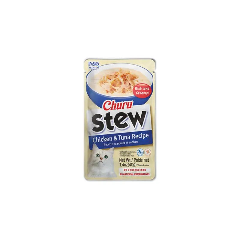 Inaba CIAO Stew Cat Alutasak Csirke & Tonhal 12 x 40 g