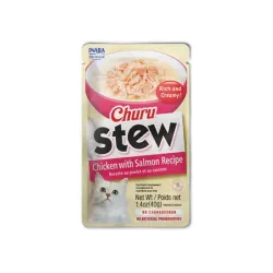 Inaba CIAO Stew Cat Tasak Csirke lazaccal 12 x 40 g