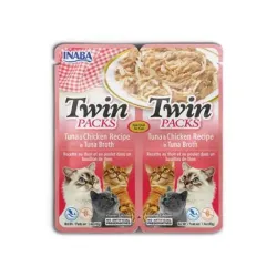 Inaba Twin Packs Cat Alutasak Tonhal & Csirke 12 x 80 g