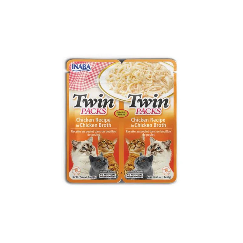 Inaba Twin Packs Macska Alutasak Csirke 12 x 80 g