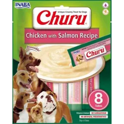 Inaba Churu Pyré kutya snack lazaccal 8 tubus 160 g