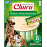 Inaba Churu Pyré kutyáknak Csirkehússal és zöldséggel 8 tubus 160 g