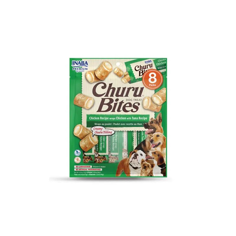 Inaba Churu Bites kutyáknak Kura tonhallal 8 db 96 g