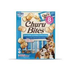 Inaba Churu Bites kutyáknak csirkehússal és sajttal 8 tubus 96 g
