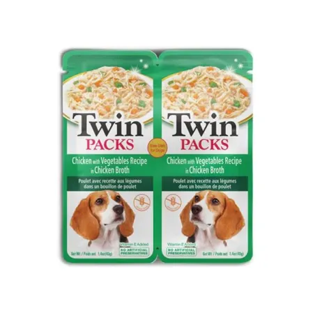Inaba Twin Packs Dog Alutasakos eledel Csirke zöldségekkel 12 x 80 g