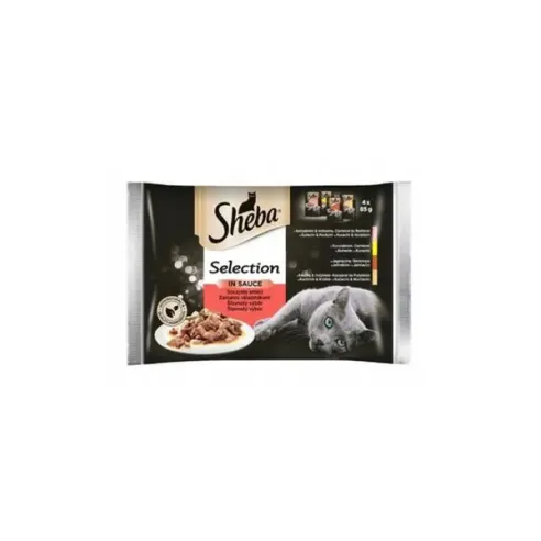 Mars SHEBA tasak Szaftos válogatás szószban 4 x 85 g