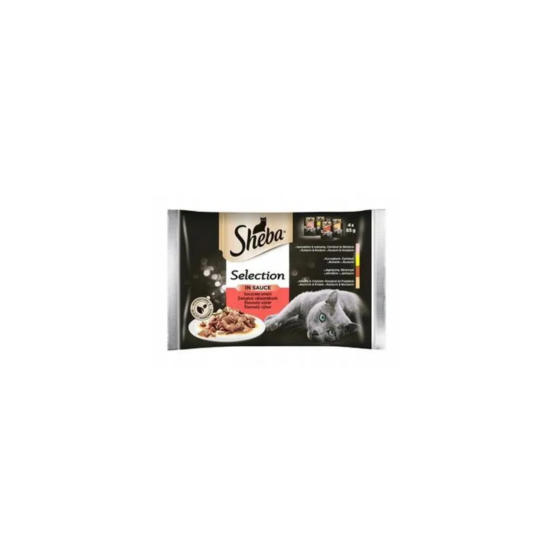 Mars SHEBA tasak Szaftos válogatás szószban 4 x 85 g