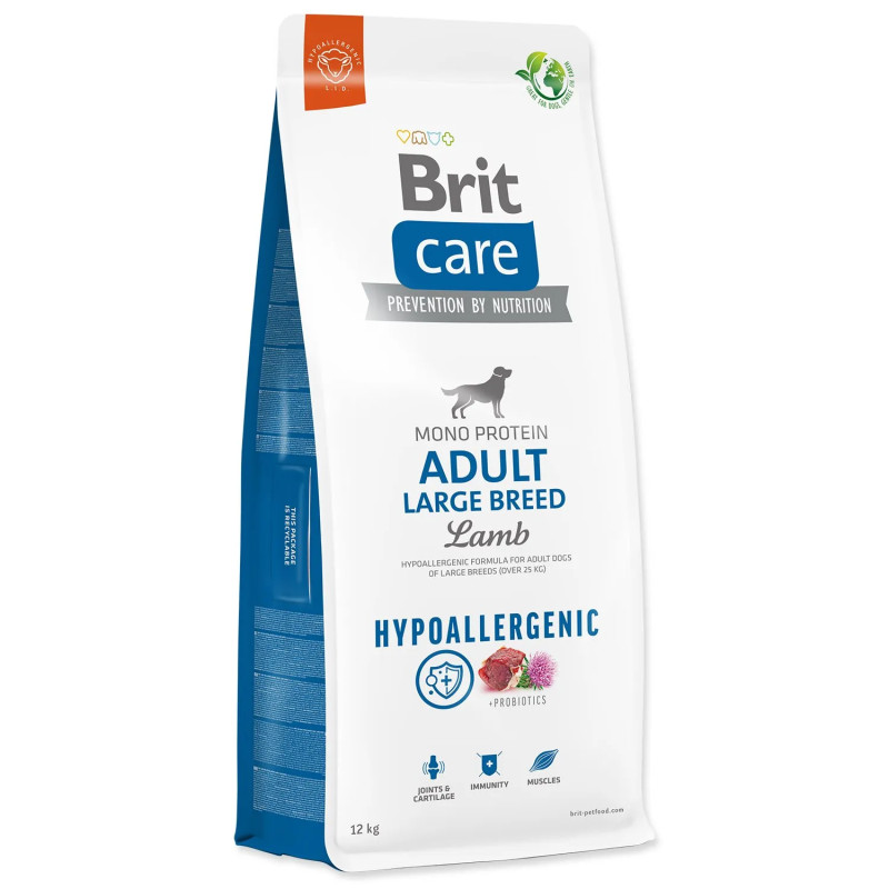 Brit Care Dog Hypoallergenic Adult Large Breed Lamb 12kg szárazeledel kutyáknak