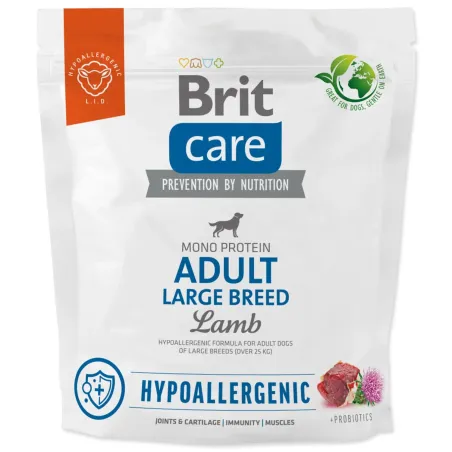 Krmivo Brit Care Dog Hypoallergenic Adult Large Breed Lamb 1kg