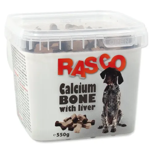 Rasco kalcium csont finomság májjal 2,5cm 550g