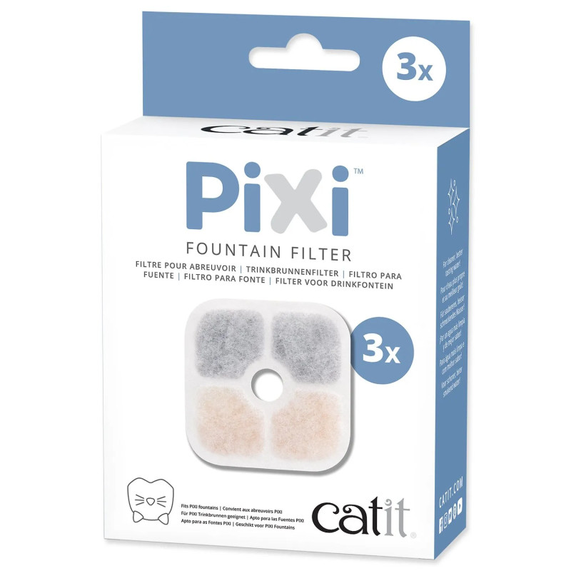 Pixi Fountain szűrő, 3 darabos csomag, 3 darabos csomag