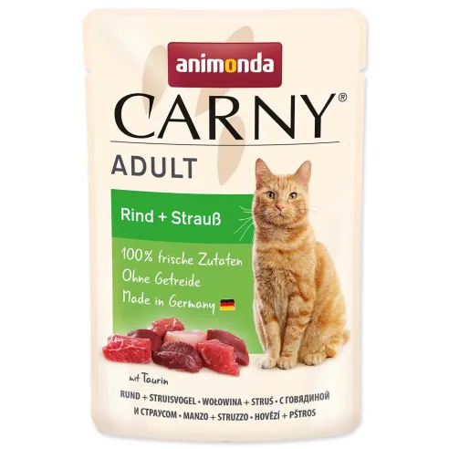 Animonda Carny Adult marha és strucc tasak 85g